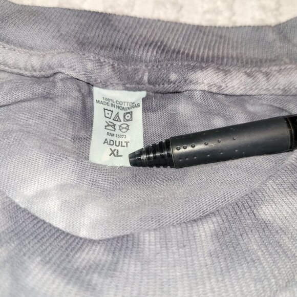 New The Mountain Tie-Dye Long Sleeve Shirt With Catzilla Vs. Robot Cat Mens XL - Picture 4 of 5